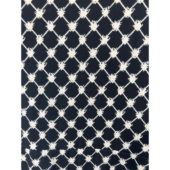 Gilli Viola Dress Stitchfix Black Whiite Novelty Print Knee Length Dress Sz XL - Picture 7 of 7